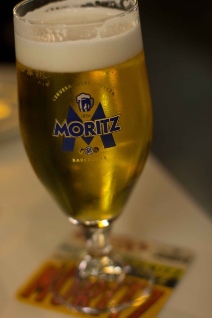 "Tapac 24 Barcelona Moritz beer"