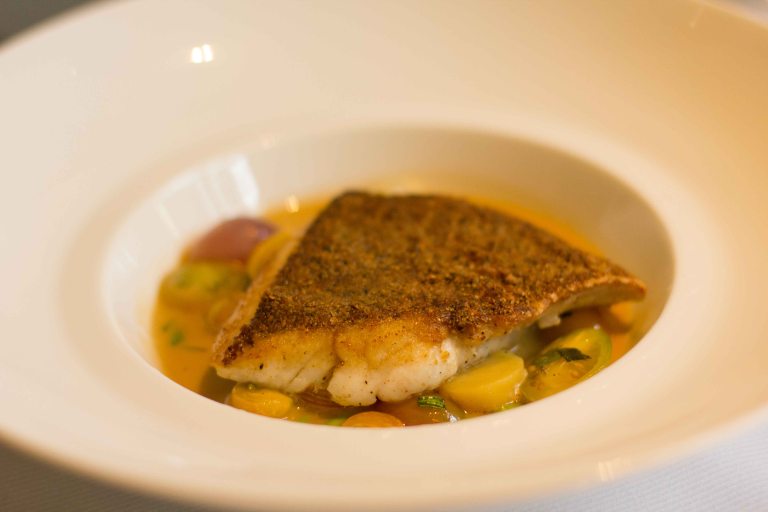 "jean georges black bass"