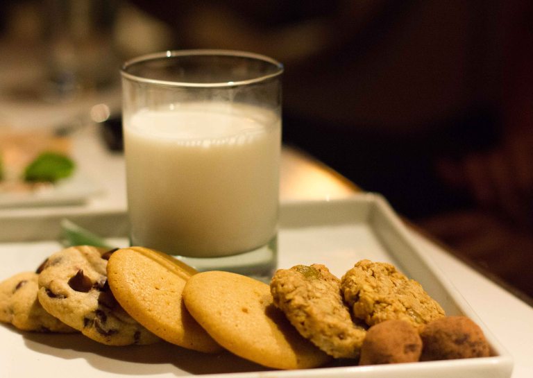 Cookies and milk.