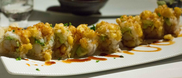 "Katsuya corn crunch roll"