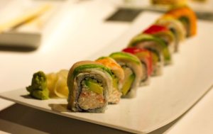 "Katsuya rainbow roll"