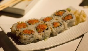 "Katsuya Spicy tuna roll"