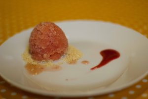 "Rodolfo Castellanos Origen watermelon sorbet"