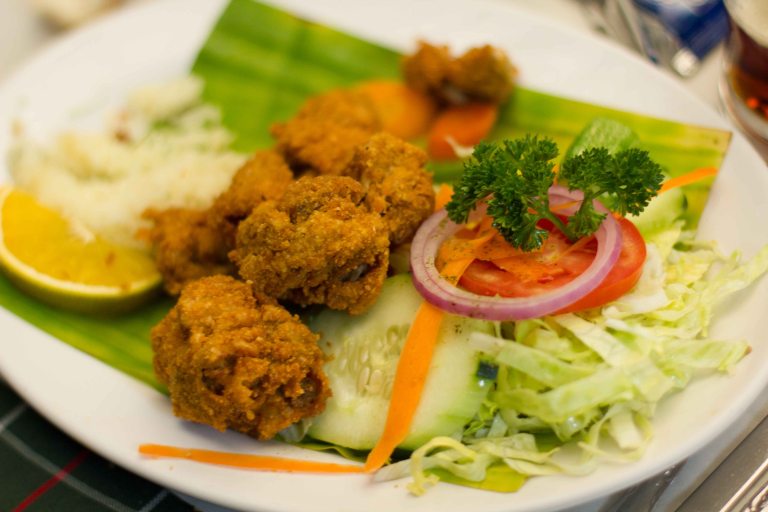 Henry&Tom shared the fried oysters which tasted exactly like my mom's oyster fry.