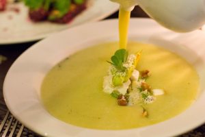 "Oaxaca Origen Rodolpho Castellanos calabacita soup"