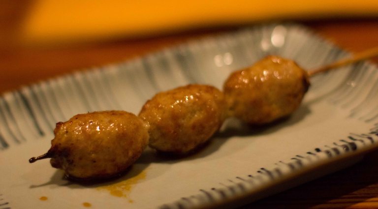 The tsukune is always my favourite skewer. This juicy piece of minced chicken with hints of shiso ranked right up there as a highlight of the night.