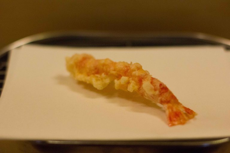 "Rakutei Tokyo tempura ebi"