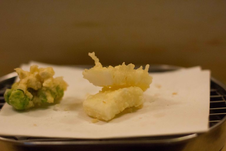 "Rakutei Tokyo tempura ika"