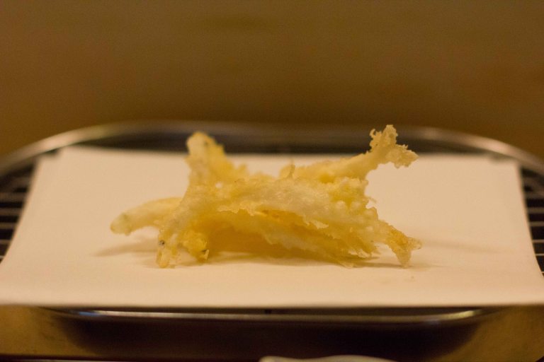 "Rakutei Tokyo tempura tiny fish"