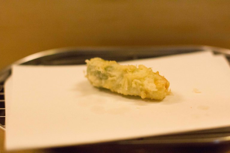 "Rakutei Tokyo tempura turnip"