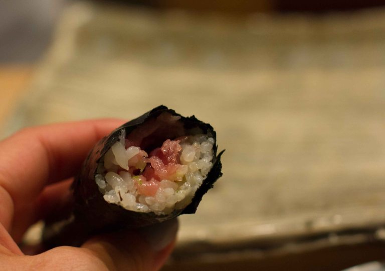 "Sushi Kanesaka Tokyo negitoro"