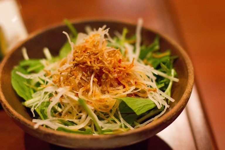 "Issunboushi Kyoto salad"