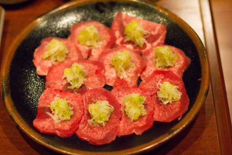 "Issunboushi Kyoto yakiniku tongue"