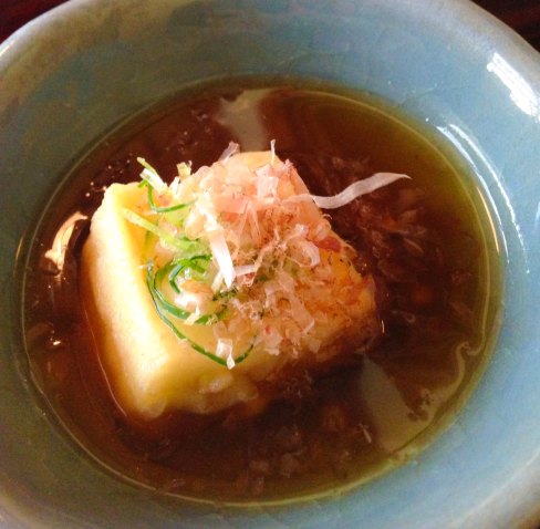 "Shoraian Kyoto agedashi tofu"