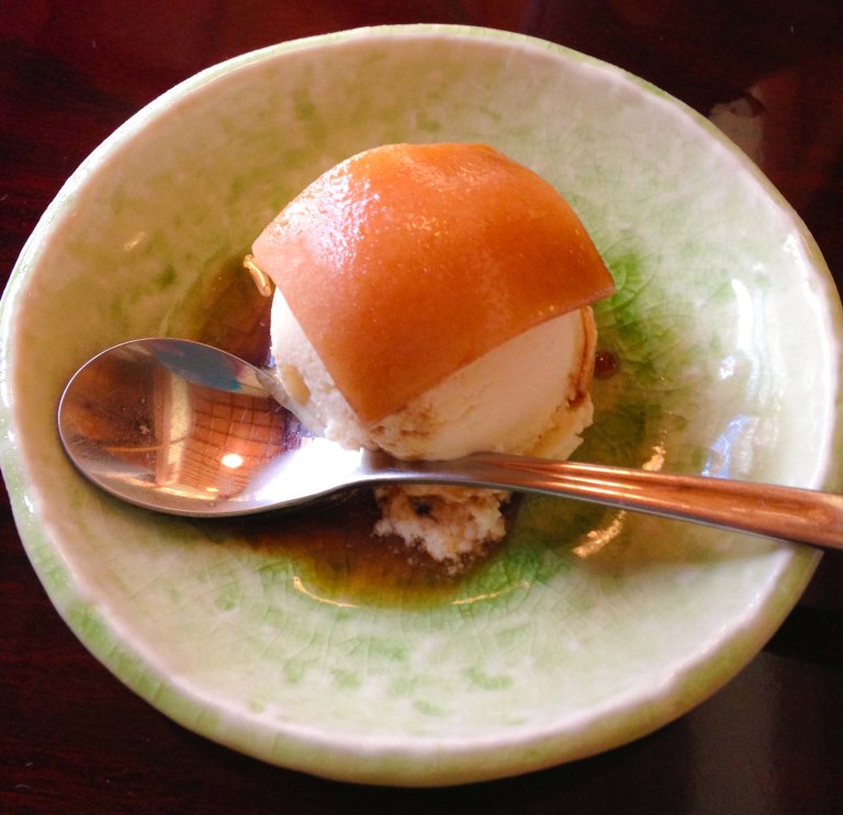 "Shoraian Kyoto tofu ice cream"