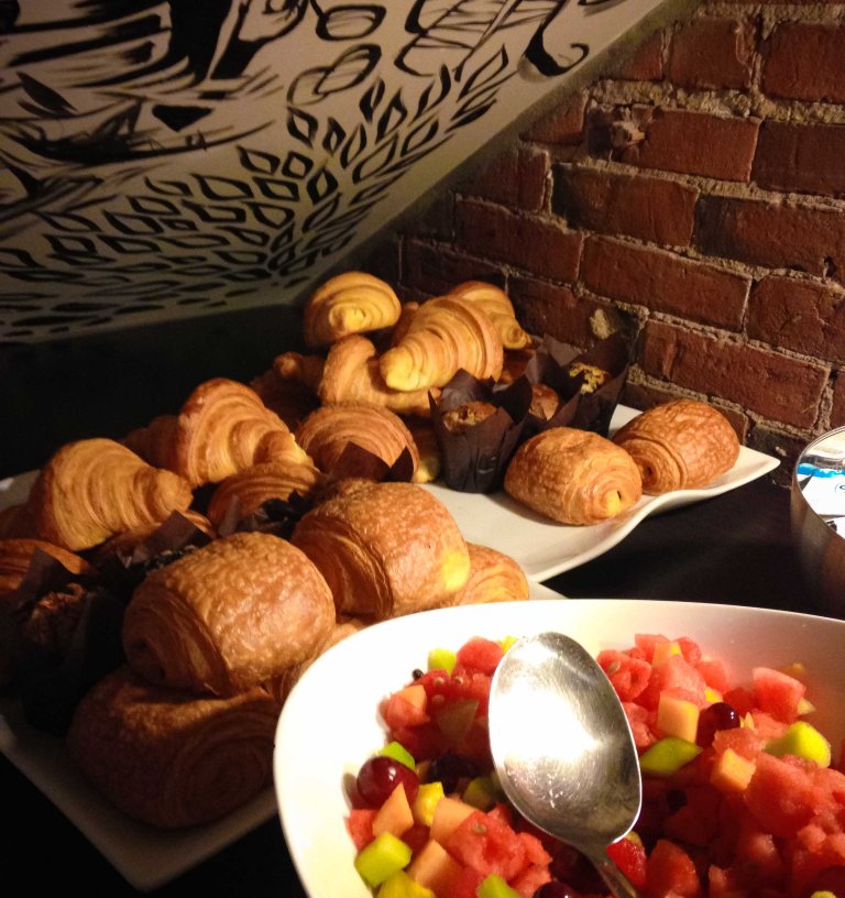 "Le Petit Hotel breakfast"