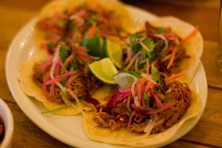 "Montreal Grumman 78 banh mi taco"