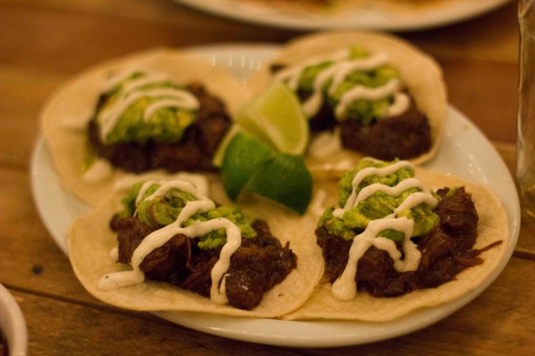 "Montreal Grumman 78 beef taco"