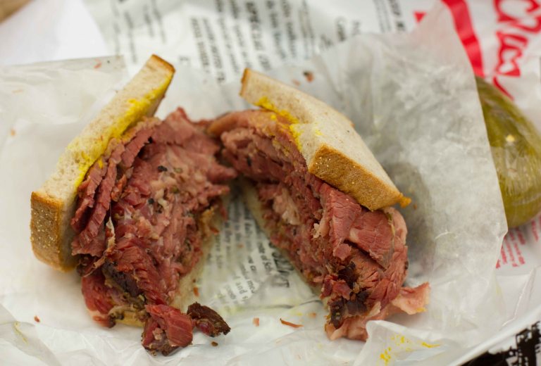 "Montreal Schwartz's smoked meat"