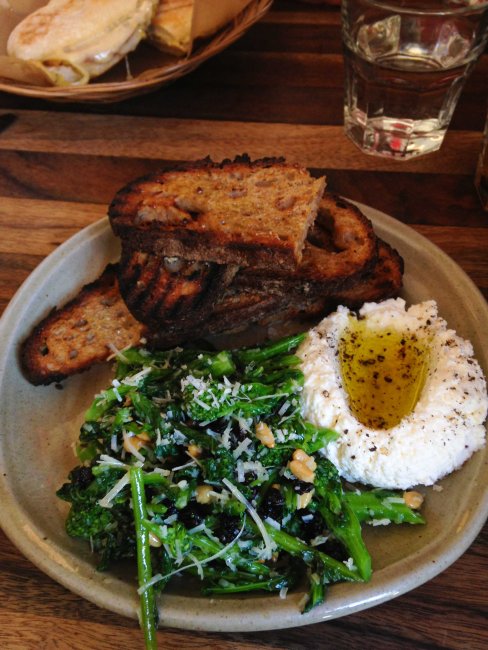 Olive + Gourmando Montreal ricotta