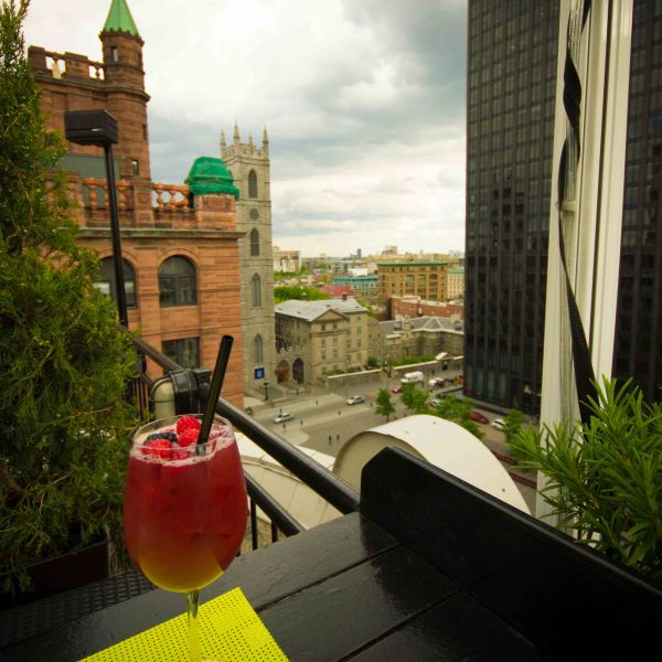 "Place D'Armes Montreal terrasse"