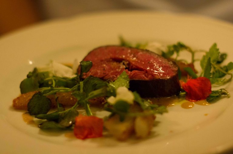 "Torrissi Italian Specialties flat iron"