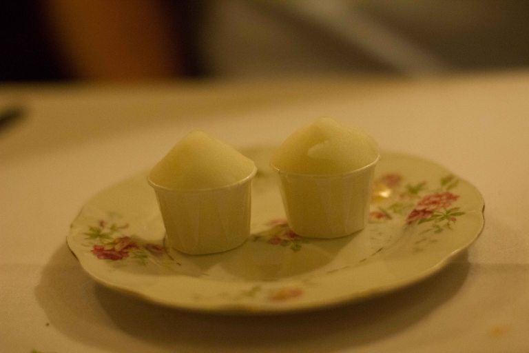 "Torrissi Italian Specialties lemon ginger ice"