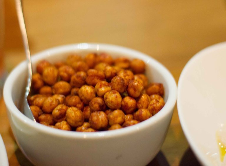Fried Chickpeas with smoked paprika & lemon