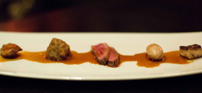 "Alinea Achatz duck"