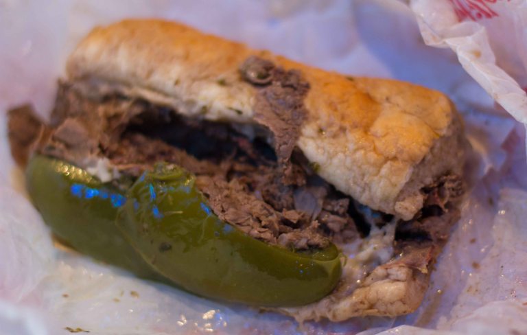 "Portillos beef sandwich"