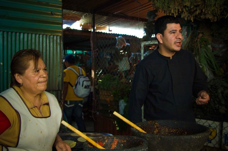 Abastos Oaxaca memelas Rodolfo Castellanos