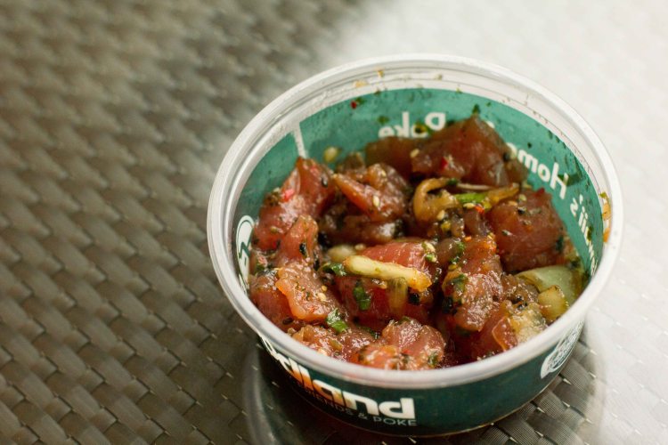 "Foodland furikake poke"