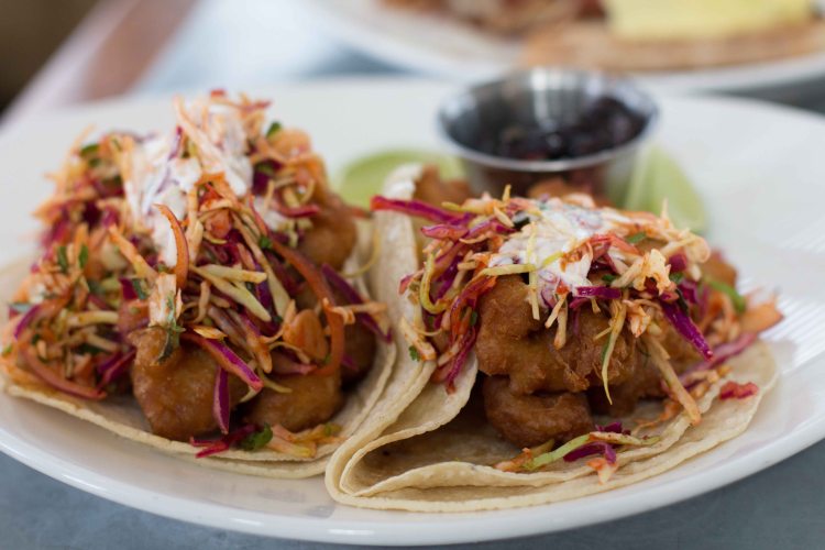 "Boon Fly Cafe Napa fish taco"