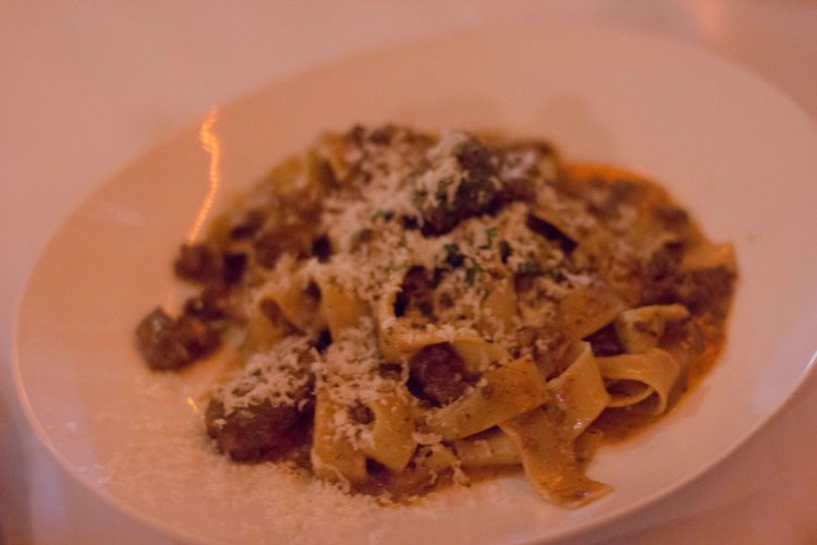 A taste of Taormina A taste of Taormina Il Migliore Appetizers Gli Antipasti caldi (Hot Appetizer) Pasta Pasta Fresca (Fresh Pasta) I Pesci (Fish) Le Carni (Meat) Le Verdure (Vegetables) Le Zuppe (Soup) I Risotti (Risotto) I dolci della casa Back to top *Menu items and prices are subject to change. A taste of Taormina 70 A taste of Taormina Antipasto: Hamakua cocktail tomato & mozzarella Caprese, Prosciutto & local papaya Squid & Octopus, Salmon Marine with Salmon Roe. Zuppa: Chilled green pea potage soup. Primo Piatto: (Please select one pasta from below.) "Fresh Pasta Nero Frutti di Mare" Squid Ink pasta with chopped shrimp, clams, fresh tomato, dry tomato, garlic, chili and oil. Granchio Fresh tagliatelle pasta with crab meat in lightly spiced tomato cream sauce topped with crab`s claw "Sea Urchin Ricci di Mare" Fresh tagliatelle pasta with fresh sea urchin and garlic. Secondo Piatto: Please select one pasta from below. "Hawaiian Big Eye" Grilled Hawaiian tuna with herb dressing served with beets and feta cheese. "Filetto di Manzo" Grilled prime beef tenderloin with balsamic reduction served with grilled vegetable. "Pan Roasted Duck Breast" Thinly sliced duck breast topped with an orange balsamic reduction sauce. Dolce: Homemade tiramisu with vanilla gelato. A taste of Taormina Il Migliore 100 A taste of Taormina Il Migliore Inizia: Sweet shrimp & sea urchin served with a shot of green pea soup. Antipasto: Sautéed Kona Abalone with herb butter sauce Primo Piatto: (Please select one pasta from below.) ・Squid ink linguine sautéed with shrimp, clams, fresh tomato, garlic and olive oil. ・Fresh tagliatelle pasta with lightly spiced lobster and crab bisque sauce topped with sautéed lobster and fresh sour cream ・Funghi Porcini Risotto with Foie Gras ・Fresh tagliatelle pasta with fresh sea urchin and garlic ”Ricci di mare”(Additional$10) Entree: (Please select one pasta from below.) ・Pesce del giorno al acqua pazza in tegame Catch of the day braised w/porcini mushroom, potato, tomato, sundried tomato, zucchini, bell pepper and fish stock ・ Grilled Prime Tenderloin,Vegetables and sautéed foie gras with an orange balsamic sauce. ・ Grilled Colorado Lamb alla Siciliana served with grilled vegetables Dolce: Panna cotta al Marsala `Memoria della Sicilia`topped with lemon-cinamon jelly, berruies and fruits Souvenier: Taormina Chocolate Box Molokai sea salt and macadamia nuts, Kona coffe Dark chocolate and White chocolate, Macadamia nuts & crispy rice Appetizers 21 Gli Antipasti Misti Your choice of 4 kinds of chilled appetizers: Mozzarella and Hamakua Cocktail Tomato “Caprese” /Palermo Style “Caponata” /Prosciutto & Local papaya /Salami toscana & Calabrese with pecorino romano /Italian cheese(Tareggio & Gorgonzola dolce with honey clover) /Hamakua tomato&Mozzarella Bruschetta /Marinated Squid & Octopus Gli Antipasti caldi (Hot Appetizer) 18 Seafood Bruschetta Chopped prawns and scallops sautéed with white wine, mascarpone cheese and sundried tomatoes on crispy toast. 19 Steamed Clams with Basil Fresh Washington clams simmered in white wine, garlic, basil and olive oil. 16 Squid alla Siciliana Japanese squid seared and seasoned with herb oil on a bed of white bean. 21 Gamberoni Grigliati Grilled head on shrimps with herb dressing. Pasta 18 Linguine e Sgombro Linguine with sautéed mackerel, garlic, saffron, pine nuts, almond, onion, anchovy, raisin and bread crumbs tossed lightly in olive oil. 19 Norma alla Taormina Spaghetti with lightly spiced tomato sauce, chopped pancetta, eggplant and parmesan cheese topped with basil. 20 Bolognese alla “Moderna” Spaghetti sautéed in meat sauce with balsamic vinegar. 21 Tuna and Bottarga “Peperoncino” Spaghetti with fresh tuna, bottarga, garlic and red chili peppers sautéed lightly in olive oil. 22 Spaghetti alle “Vongole” Spaghetti with fresh clams and garlic tossed in clam broth, white wine and olive oil. 24 Seafood Pasta “Pescatore” Spaghetti sautéed with clams, mussels, shrimps, scallops and Squid in lightly spiced tomato sauce. 18 Spaghetti al Pomodoro Spaghetti tossed with 100% Hamakua tomato sauce with basil Bolognese alla “Classica” Fresh pappardelle pasta in meat sauce (beef, pork, chicken and foie grass) in a red wine sauce.