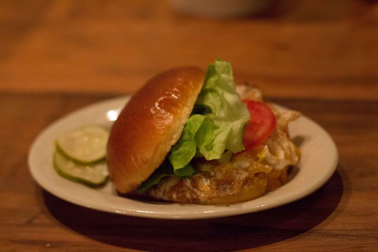 "Charleston Butcher Bee egg sandwich"