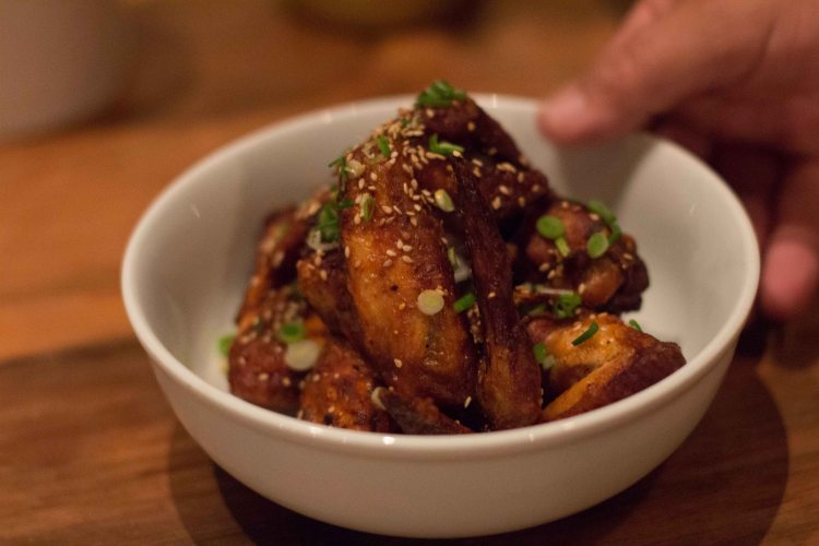 "Charleston Butcher Bee wings"
