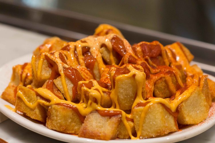 I rarely order the patatas bravas, but couldn't deny my potato craving after seeing these delivered to the diners beside me.