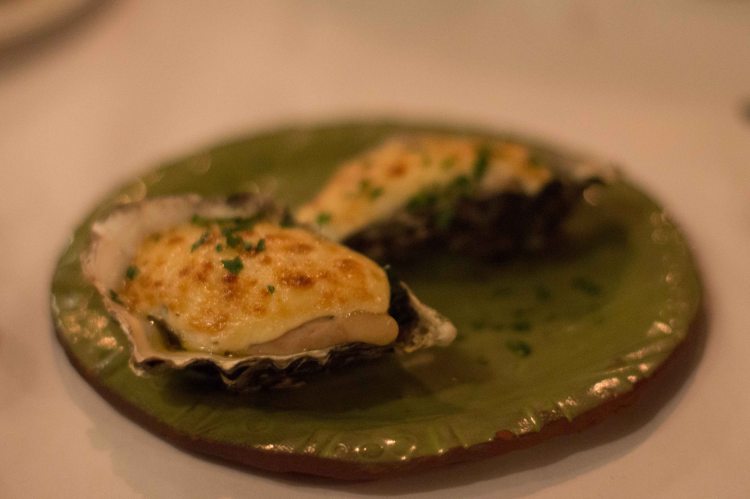 "Cindy's Backstreet Kitchen oysters"