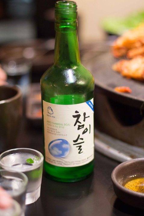 Honey Pig LA K-Town Koreatown soju