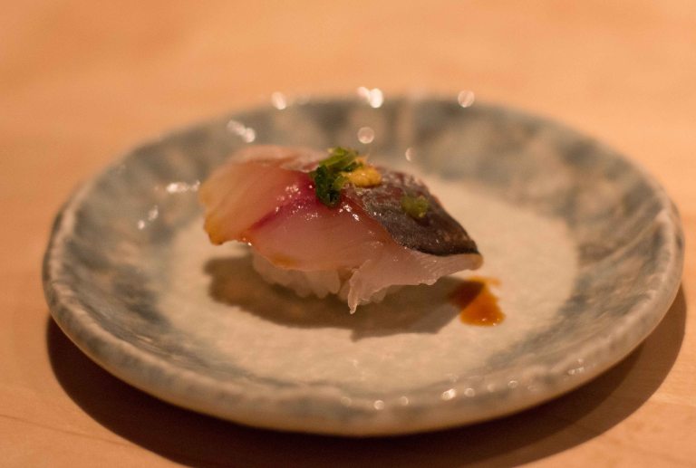 "Nozawa Bar LA Beverly Hills Aji Mackerel"