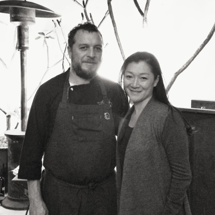 Looking a bit tired and overfed with Chef Tellez.