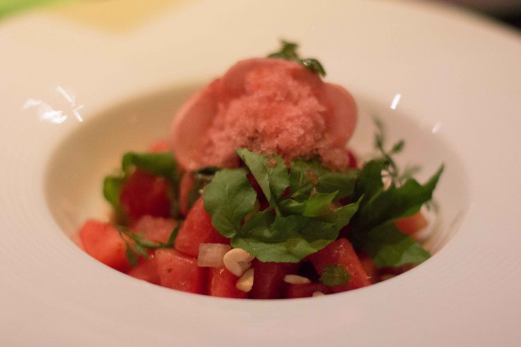 I wanted a salad, but wanted something "different". I chose the watermelon salad, but then immediately regretted my order. I was happy with my choice in the end though because this dish was a great example of one ingredient prepared in various ways