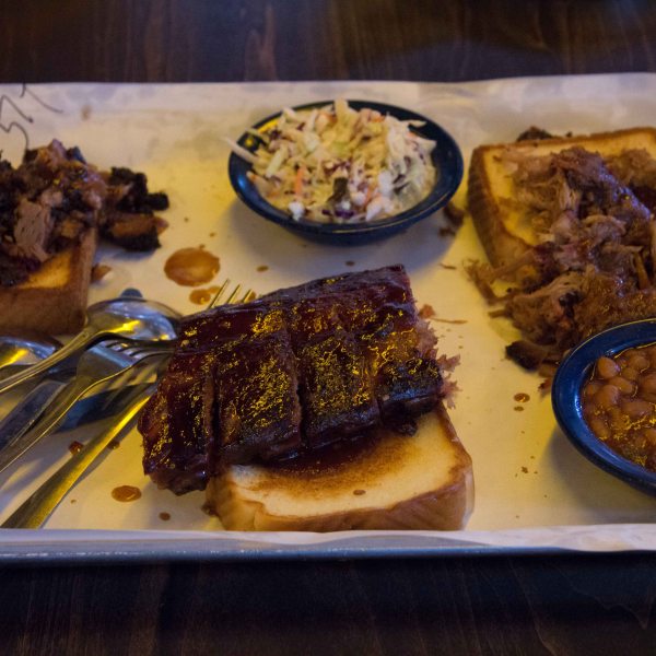 "Nashville Martins barbeque tray"