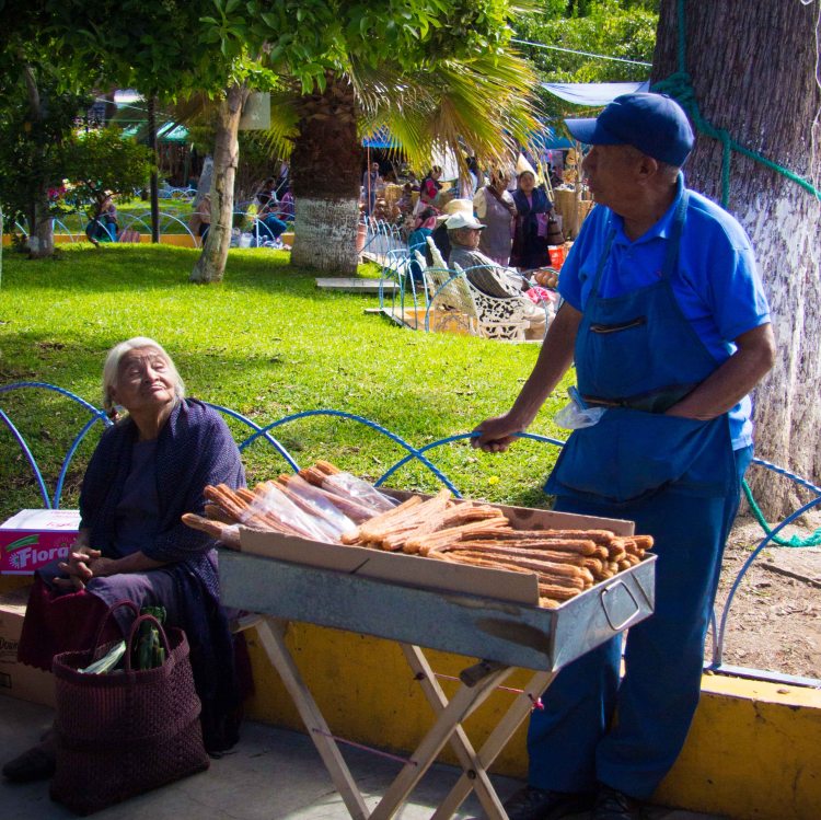 When you see a man selling churros, you have to stop.