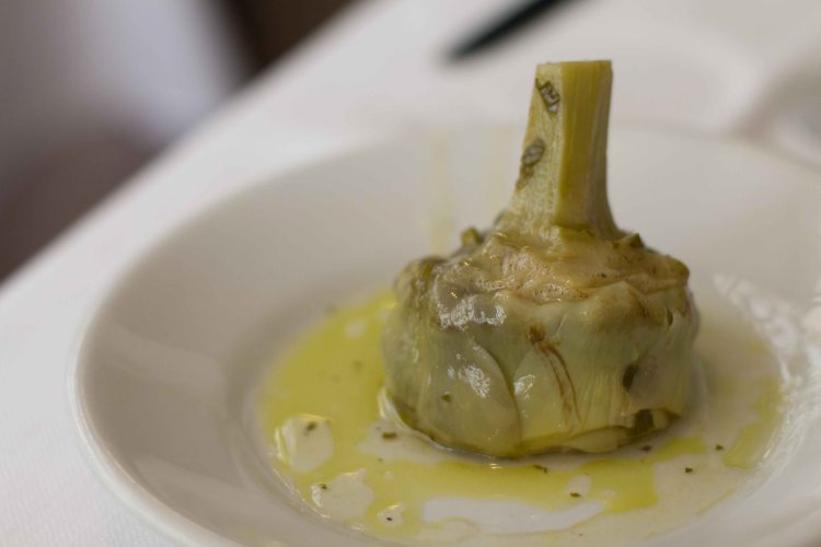 "Rome Hosteria Romana artichoke romana"
