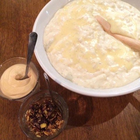 "Chez L'Ami Jean rice pudding"