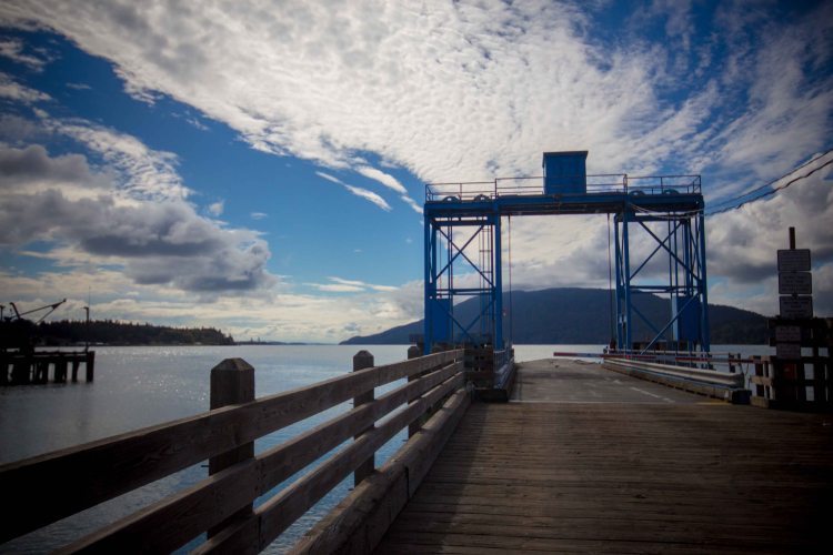 Couldn't wait to get on the ferry to Lummi Island to start my adventure.