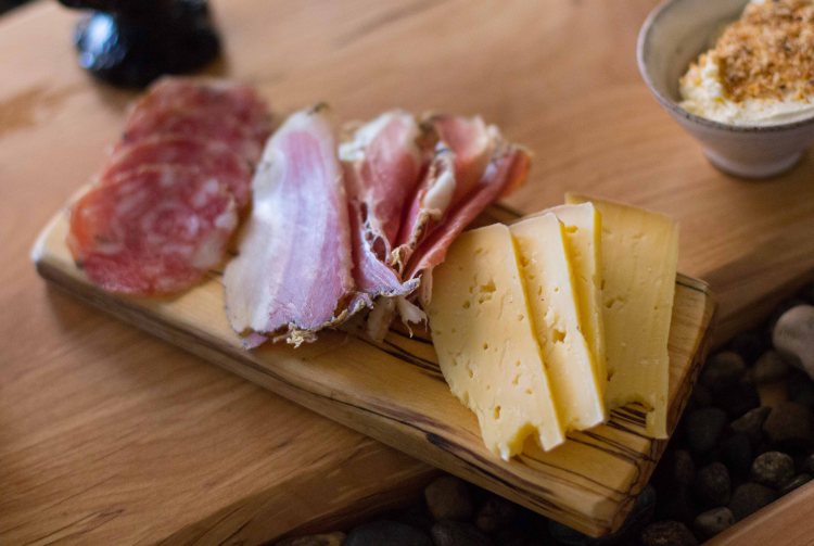 "Willows Inn Lummi breakfast meat cheese"