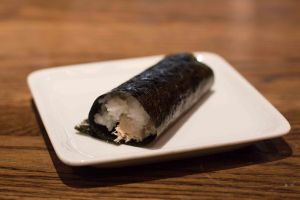 "Sugarfish Beverly Hills Nozawa crab roll"