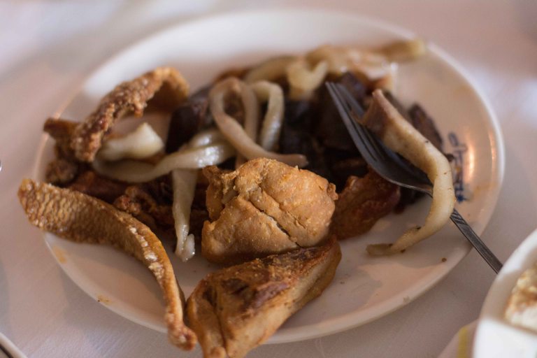 Oaxaca el Mangalito chicharron biuces